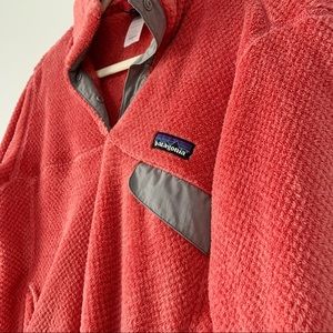 Watermelon Pink Patagonia Fleece Half Zip